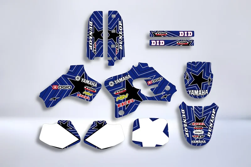 Kit déco YAMAHA YZ 80 1993-2001 - WHITE LINE