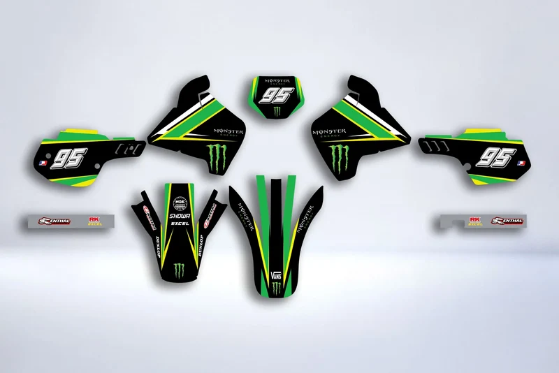 Kit déco KAWASAKI KDX 200 1991-1994 - MONSTER