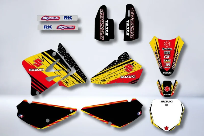 Kit Déco SUZUKI RM 85 2001-2026 - RED YELLOW
