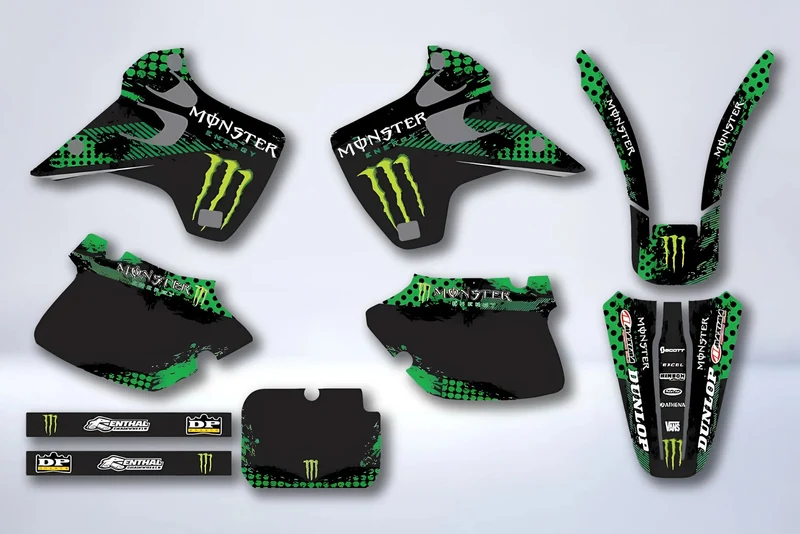 Kit déco KAWASAKI KX 125-250 1992-1993 MONSTER