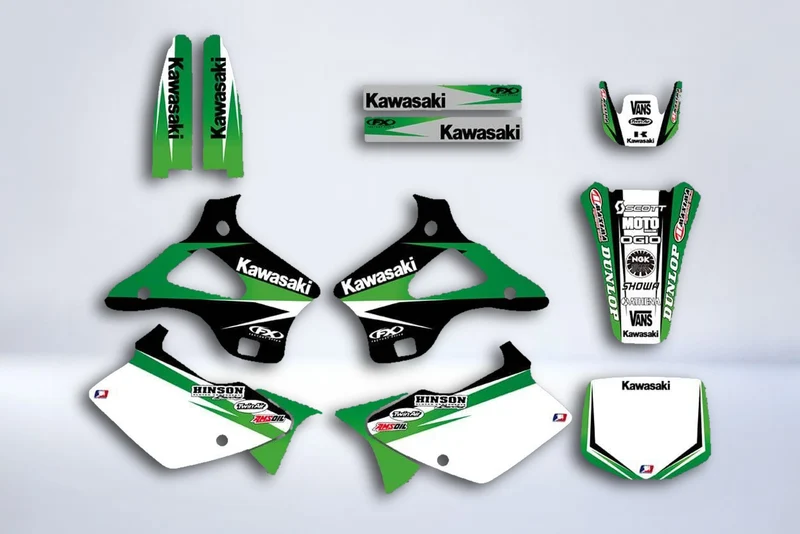 Kit déco KAWASAKI KX 125-250 1994-1998 ORIGINE
