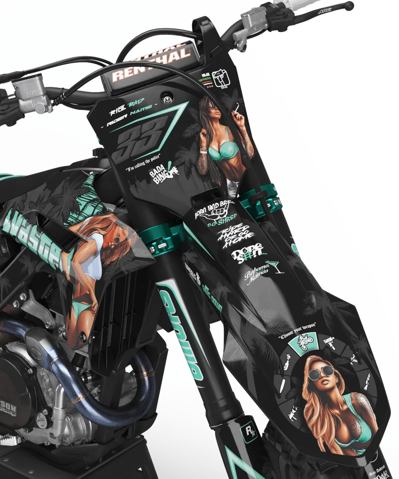 Kit Déco HONDA CRF 250 2022-2024 & CRF 450 2021-2024 - Los Santos