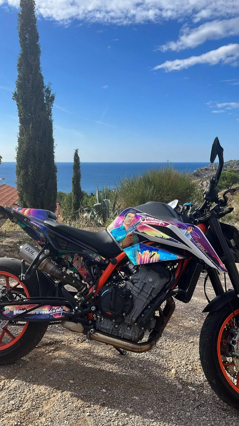 Vice City - Kit Déco KTM DUKE Semi-Personnalisé