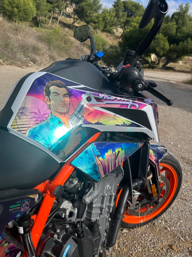 Vice City - Kit Déco KTM DUKE Semi-Personnalisé