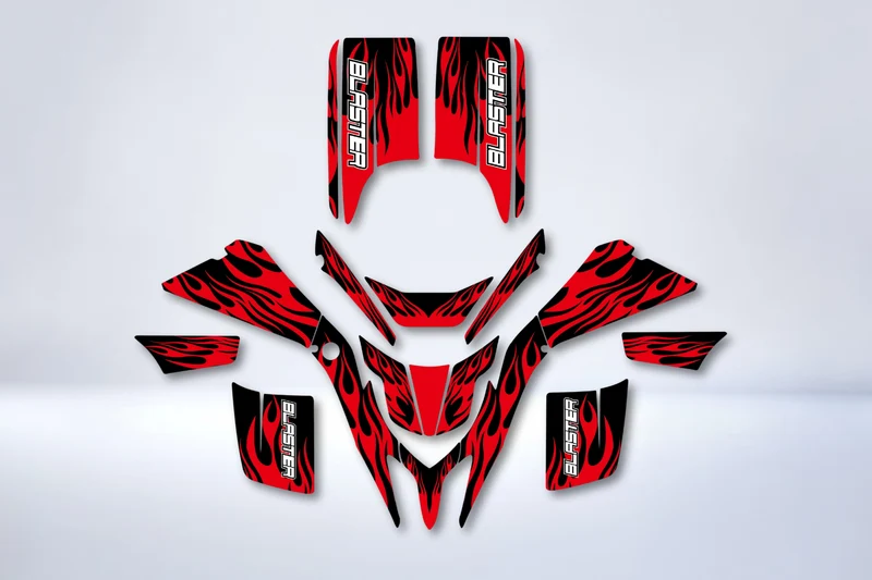 Kit Déco YAMAHA 200 Blaster - FIRE