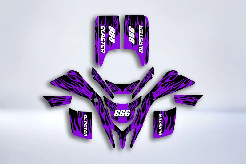 Kit Déco YAMAHA 200 Blaster - FIRE