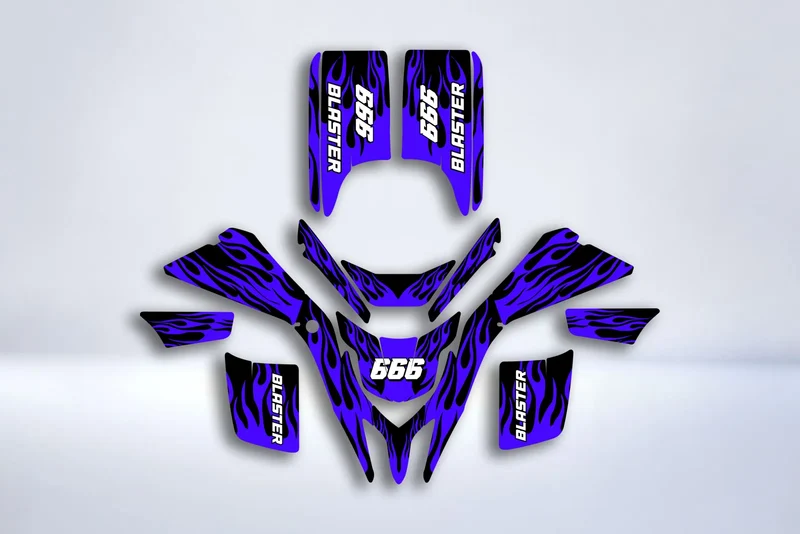 Kit Déco YAMAHA 200 Blaster - FIRE