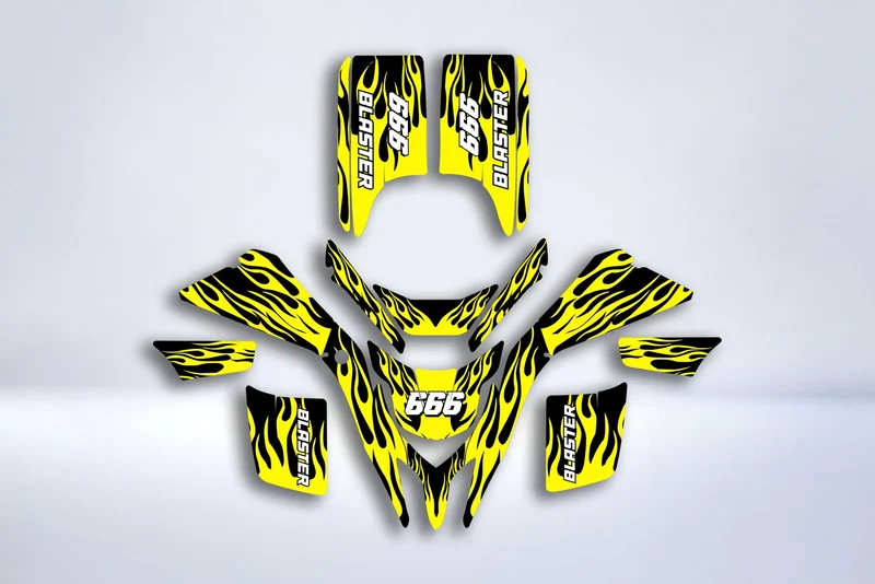Kit Déco YAMAHA 200 Blaster - FIRE