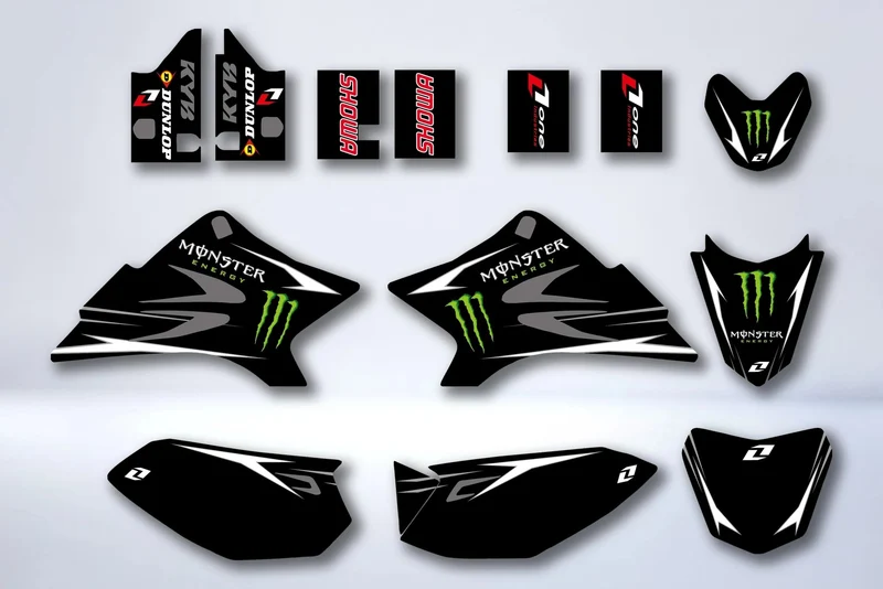 Kit Déco YAMAHA TTR 50 - BLACK MONSTER