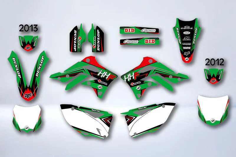 Kit Déco KAWASAKI KXF 450 2012-2013 - HHF