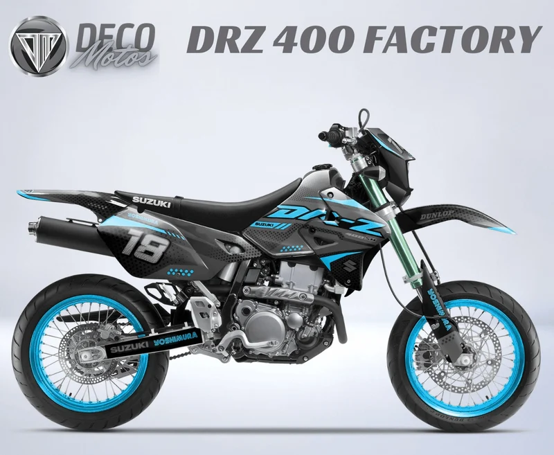 Kit déco SUZUKI DRZ 400 Factory