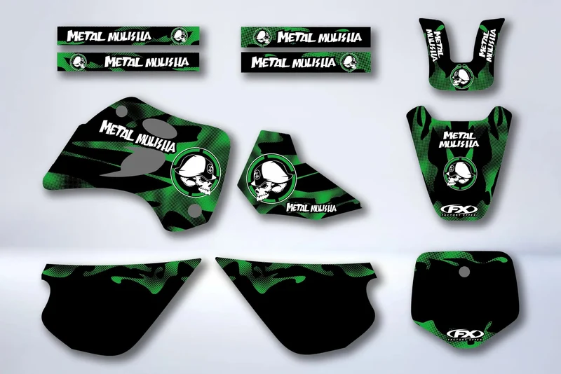 Kit Déco KAWASAKI KX 80 1994-1997 - METAL MULISHA