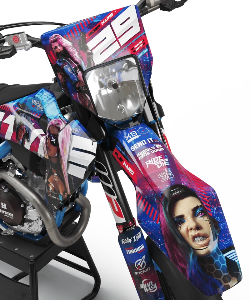 Kit déco HUSQVARNA TE/TC/FE/FC/FX/SMS/WR/CR - Night