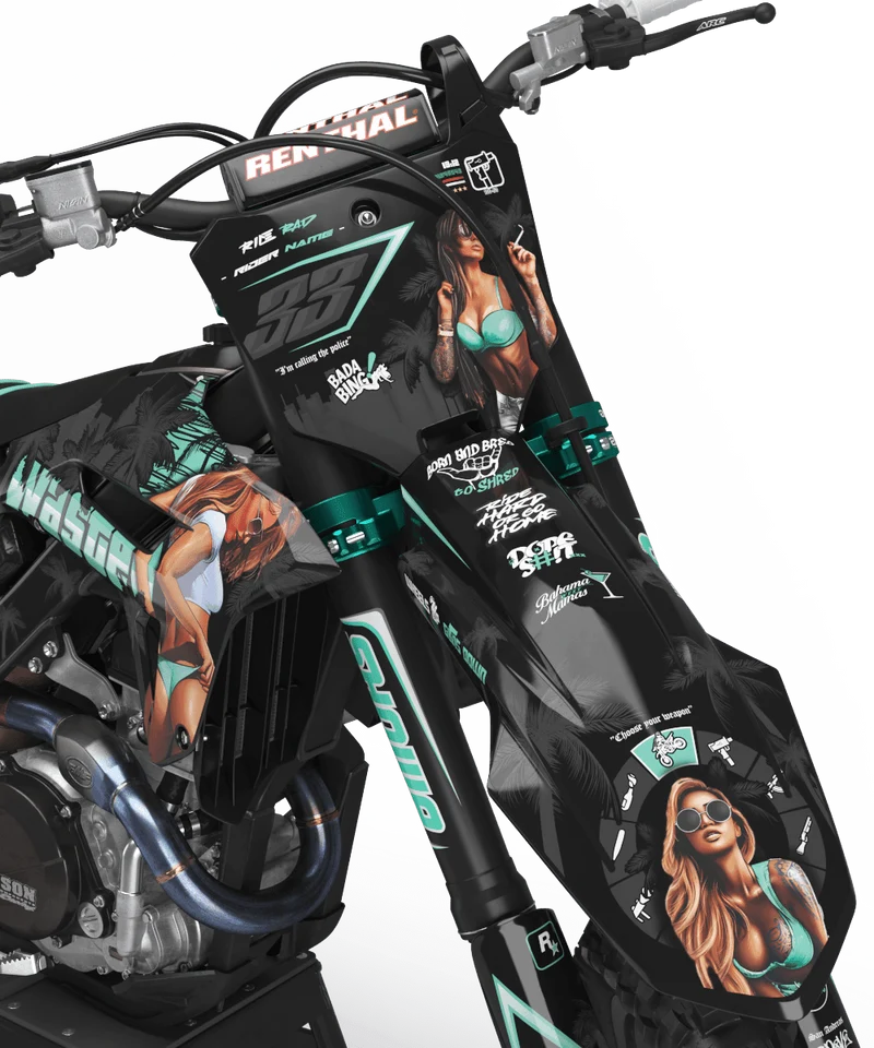 Kit déco HUSQVARNA TE/TC/FE/FC/FX/SMS/WR/CR - Los Santos
