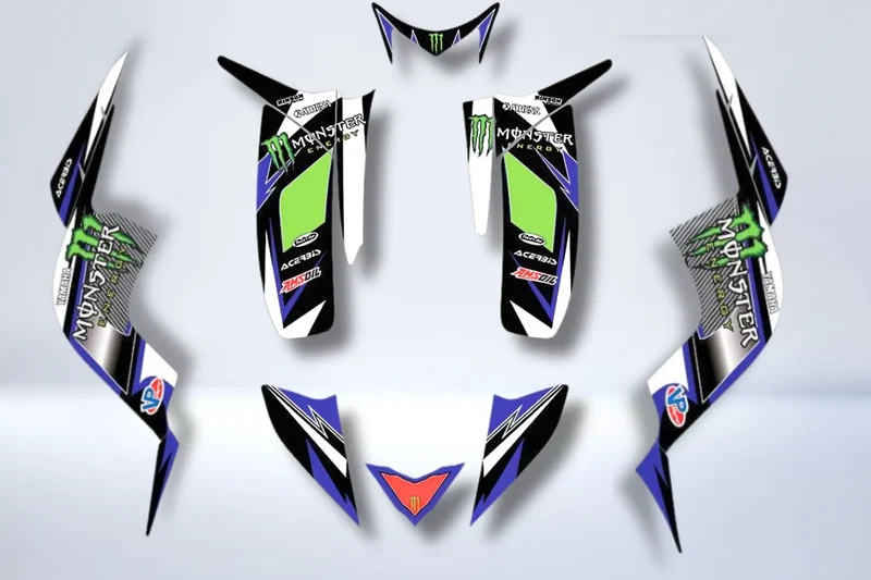 Kit Déco Yamaha RAPTOR 90 2009-2015 - MONSTER