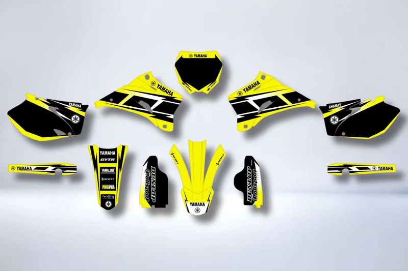 Kit Déco YAMAHA YZF 250-450 2006-2009 - YELLOW