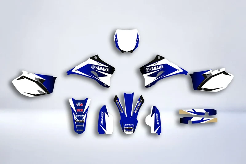 Kit Déco YAMAHA YZF 250-450 2006-2009 - ORIGINAL BLUE