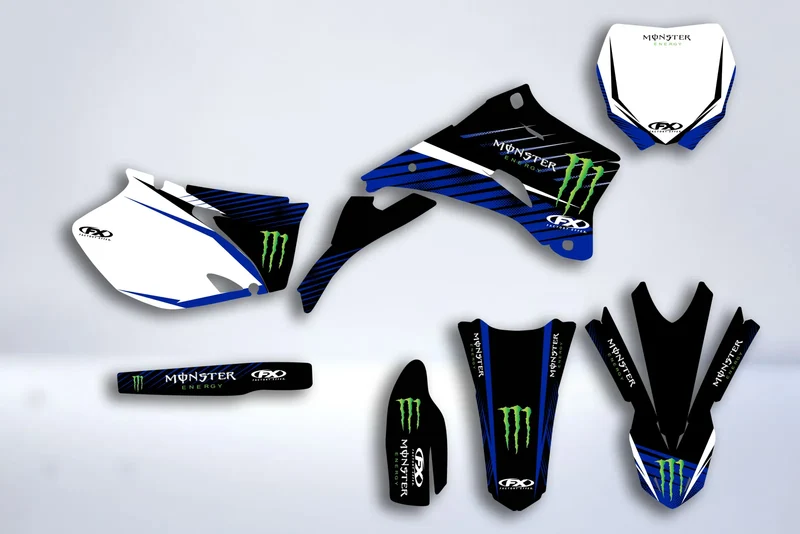 Kit Déco YAMAHA YZF 250-450 2006-2009 - MONSTER BLUE