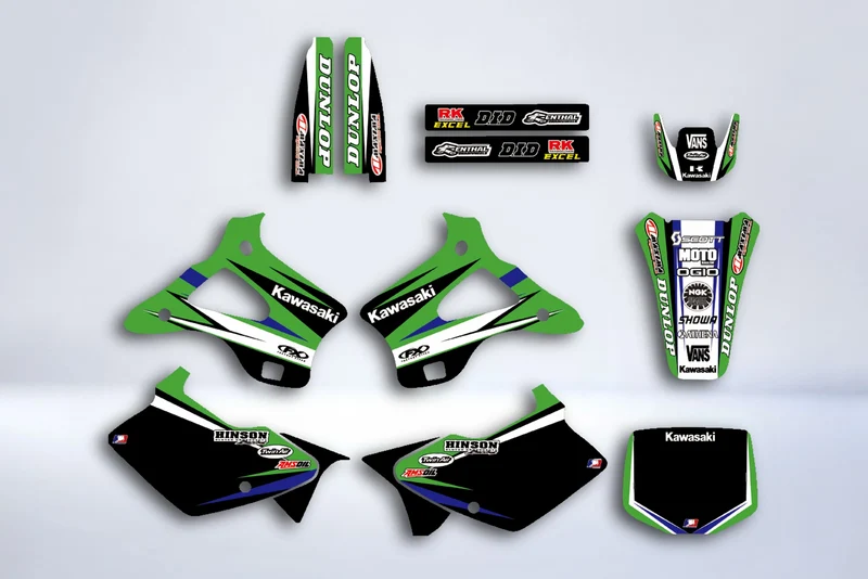 Kit déco KAWASAKI KX 125-250 1994-1998 ORIGINE #2