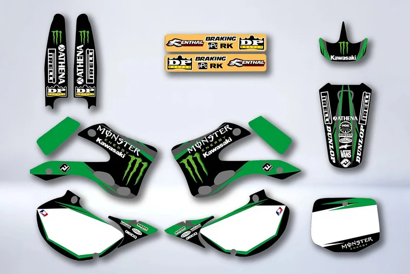 Kit déco KAWASAKI KX 125-250 1999-2002 MONSTER