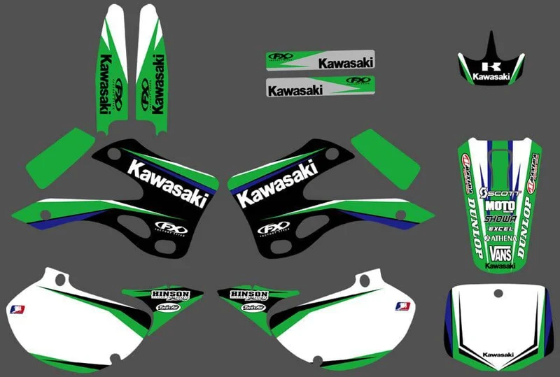 Kit déco KAWASAKI KX 125-250 1999-2002 - ORIGINE