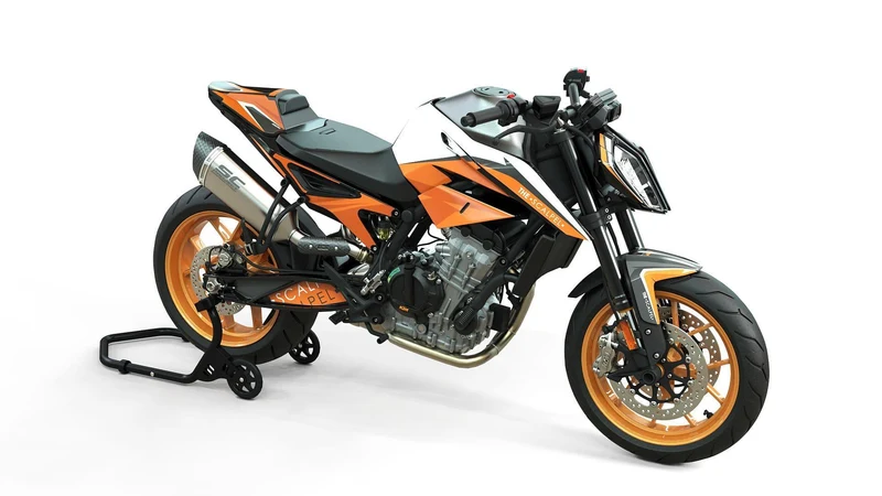 Sun - Kit Déco KTM DUKE Semi-Personnalisé