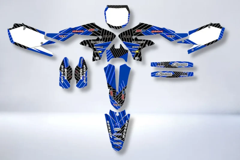 Kit Déco YAMAHA YZF 250 ( 2019-2021 ) / 450 ( 2018-2022 ) - BLUE
