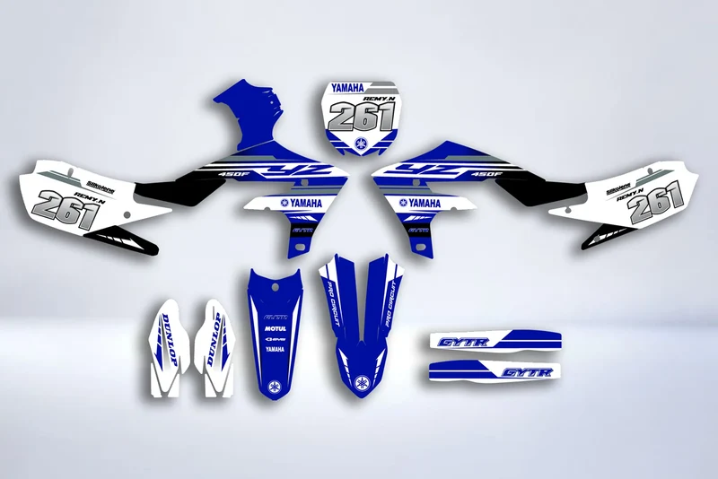 Kit Déco YAMAHA YZF 250 ( 2019-2021 ) / 450 ( 2018-2022 ) - ORIGINE
