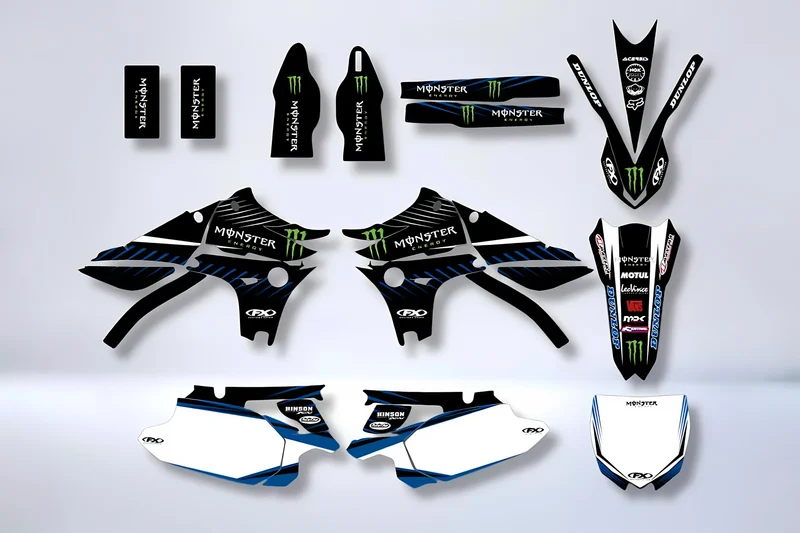 Kit Déco YAMAHA YZF 450 2010-2013 - BLUE MONSTER