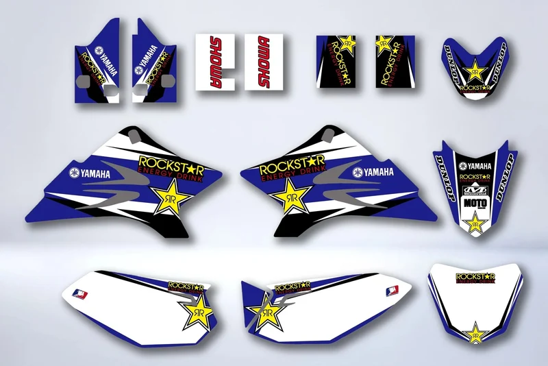 Kit Déco YAMAHA TTR 50 - BLUE ROCKSTAR