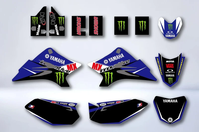 Kit Déco YAMAHA TTR 50 - BLUE MONSTER