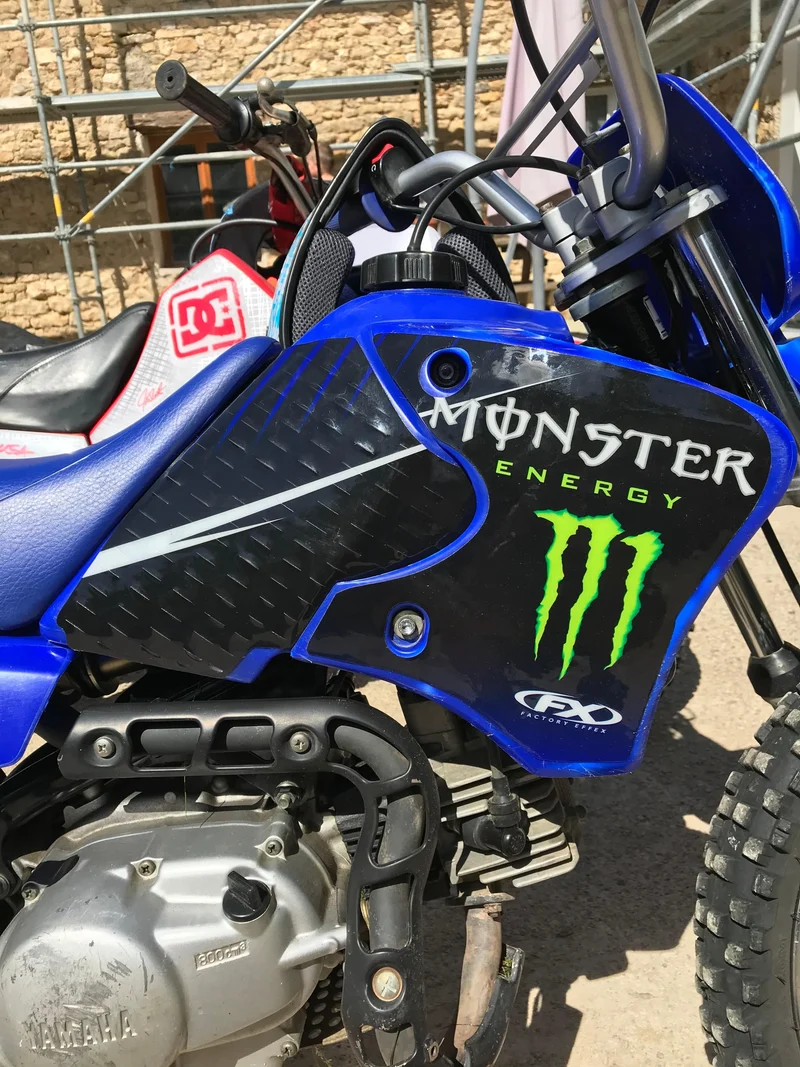 Kit Déco YAMAHA TTR 90 - BLUE MONSTER