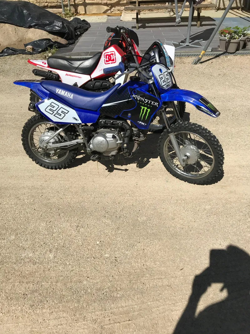 Kit Déco YAMAHA TTR 90 - BLUE MONSTER