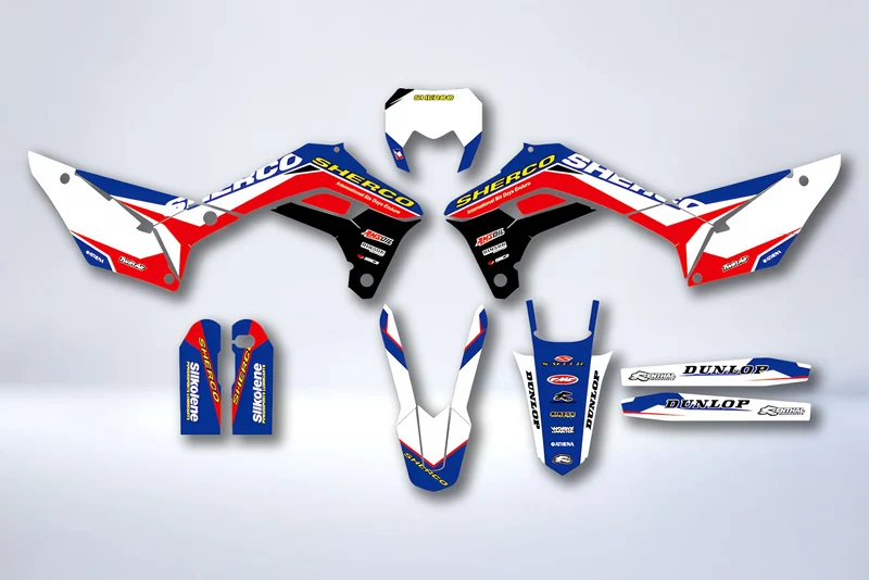Kit déco Sherco SE SEF 2017-2024 - BLUE RED