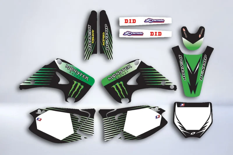 Kit Déco KAWASAKI KX 125-250 2003-2012 - MONSTER #1