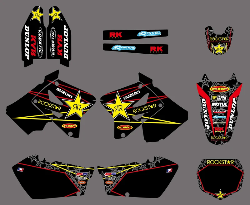 Kit Déco SUZUKI RM 125-250 2001-2012 - RAYZEN