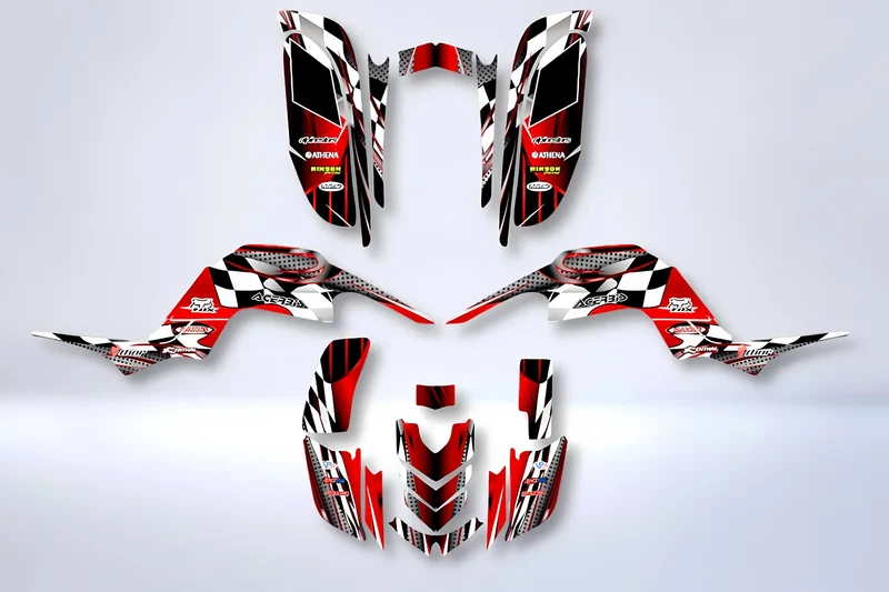 Kit déco Yamaha YFM 660 RAPTOR - DAMIER
