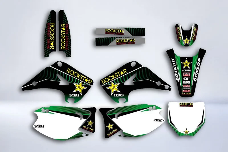 Kit Déco KAWASAKI KX 125-250 2003-2012 - ROCKSTAR
