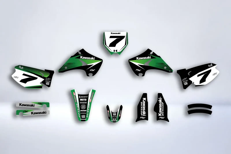 Kit Déco KAWASAKI KX 125-250 2003-2012 - ORIGINE #2