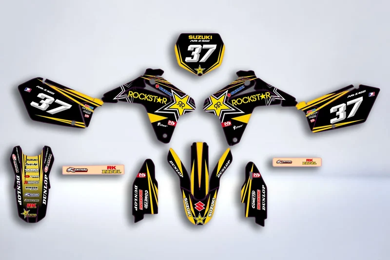 Kit Déco SUZUKI RMZ 450 2005-2007 - ROCKSTAR #3
