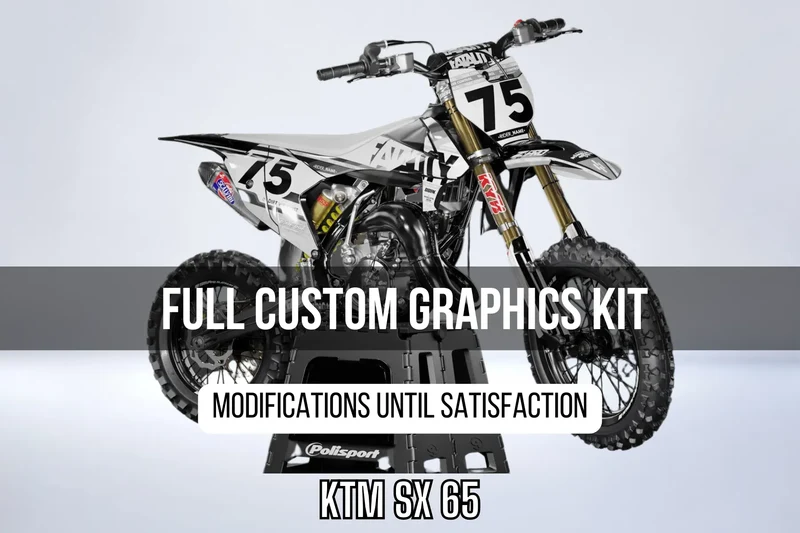 Kit Déco KTM SX 65 100% personnalisé