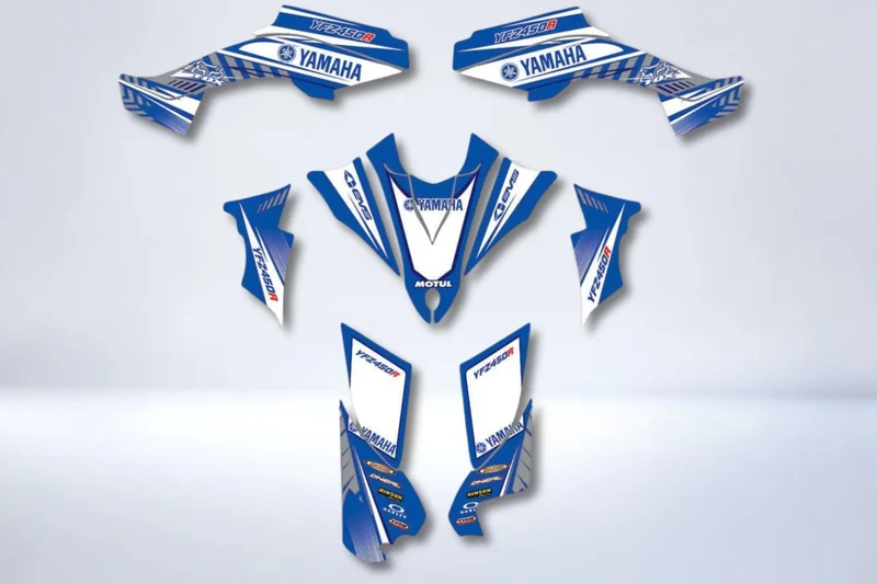 Kit Déco Yamaha YFZ 450 R RAPTOR 2014-2022 - BLUE ORIGINAL