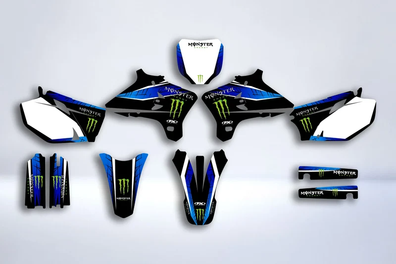 Kit Déco YAMAHA YZF 250-450 2003-2005 - MONSTER BLUE