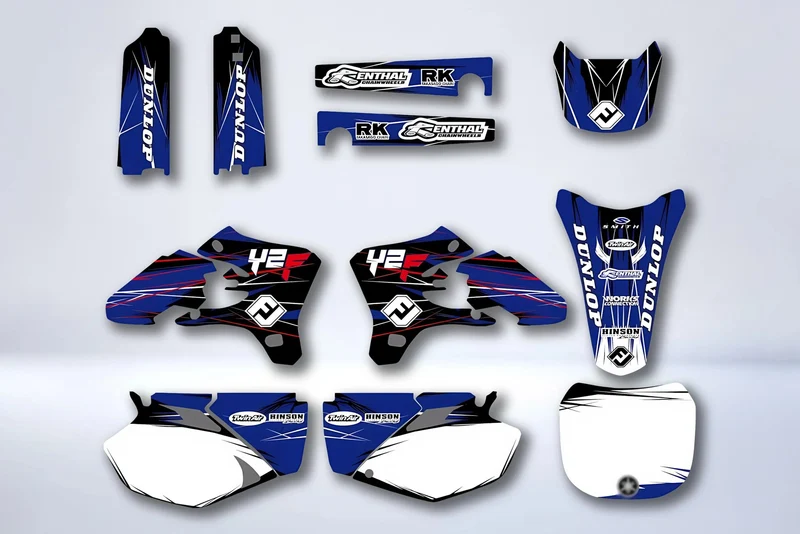 Kit Déco YAMAHA YZF 250-450 2003-2005 - BLUE RED