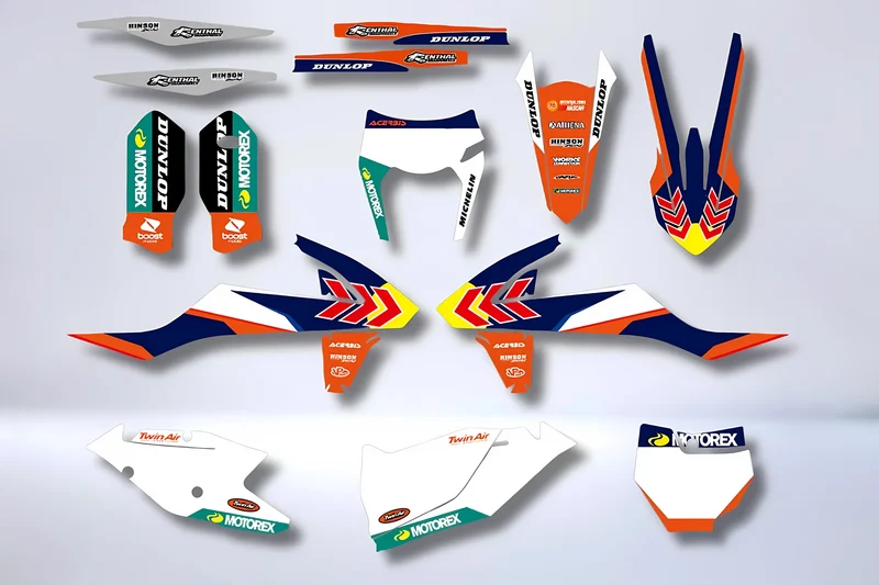 Kit Déco KTM EXC EXC-F SX SX-F 2016-2019 - RB BLUE