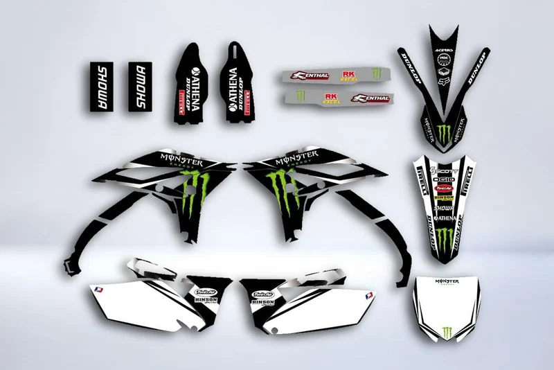 Kit Déco YAMAHA YZF 250 2010-2013 - BLACK MONSTER