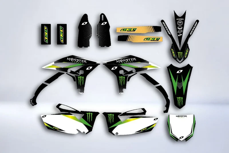 Kit Déco YAMAHA YZF 250 2010-2013 - GREEN MONSTER
