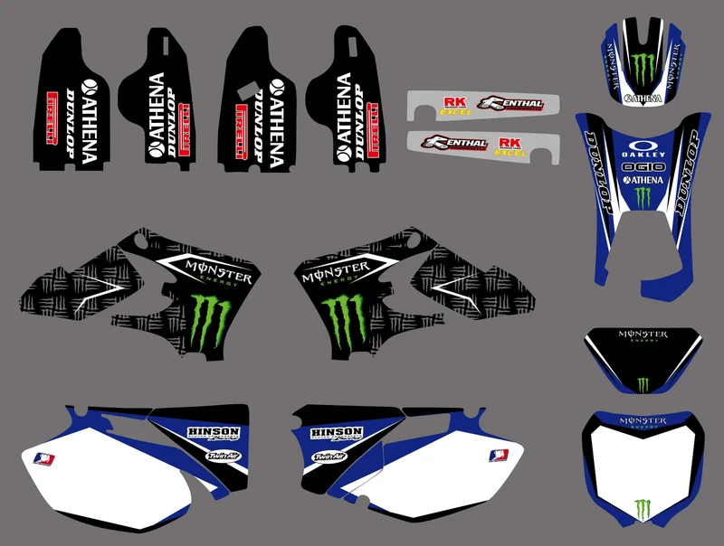 Kit Déco YAMAHA WRF WR 250-450 2003-2006 - MONSTER
