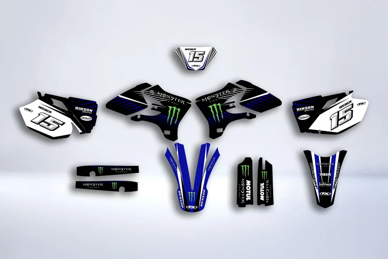 Kit Déco YAMAHA WRF WR 250-450 2003-2006 - BLUE MONSTER