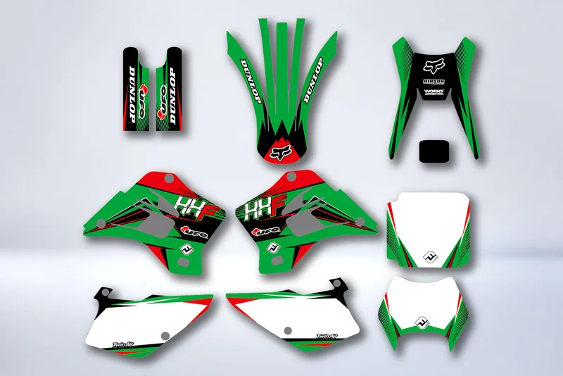 Kit déco KAWASAKI KDX 200-220 1995-2005 - HHF